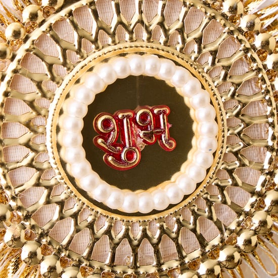 Utsav Set of 2 Embellished Subh Labh Reversible Door Latkans