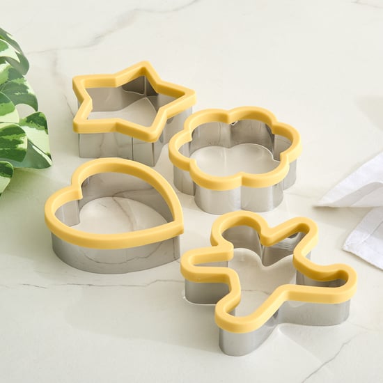 Bakers Pride Hazel Set of 4 Stainless Steel Cookie Cutters