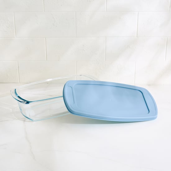 Bakers Pride Elara Borosilicate Glass Loaf Pan with Lid - 1.8L