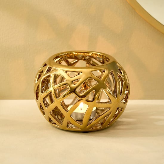 Canova Arista Opt Ceramic Cut-Out T-Light Holder