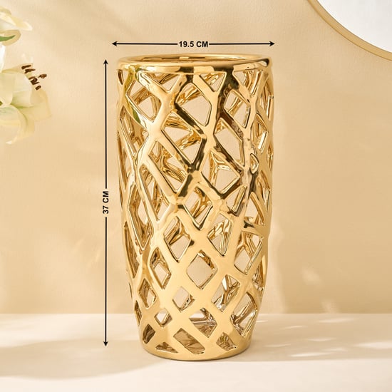 Canova Opt Arista Ceramic Cut-Out Vase
