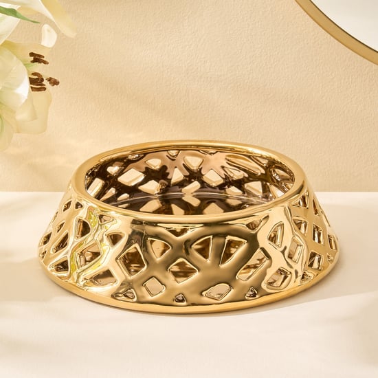 Canova Arista Ceramic Cut-Out Decorative Tray