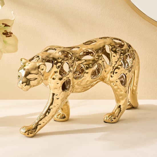 Canova Opt Arista Ceramic Cut-Out Leopard Figurine