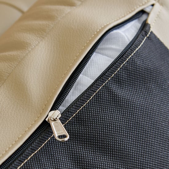 Parque NXT Half Leather 3+1+1 Seater Sofa Set - Cream