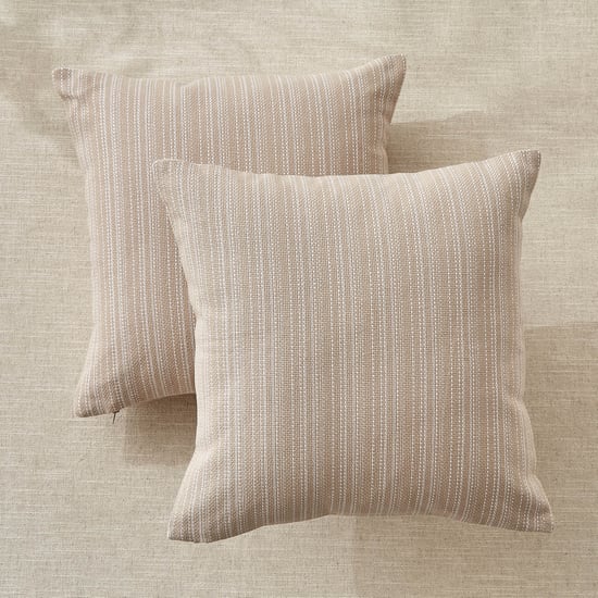 Windsor Loom Set of 2 Woven Cushion Cover - 40x40cm