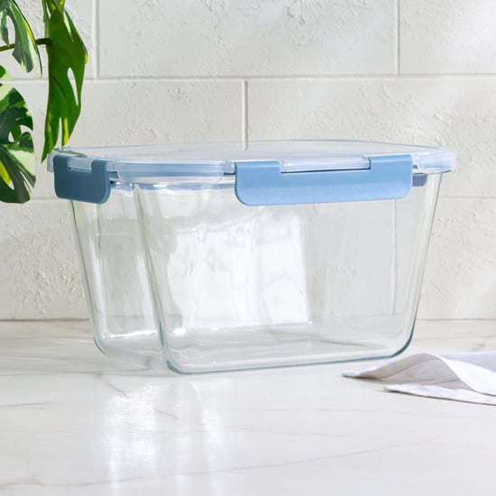 Palestine Astero Deep Borosilicate Glass Storage Container - 2.4L