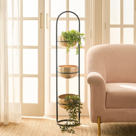 Gardenia Mirage Metal 3-Tier Floor Planter
