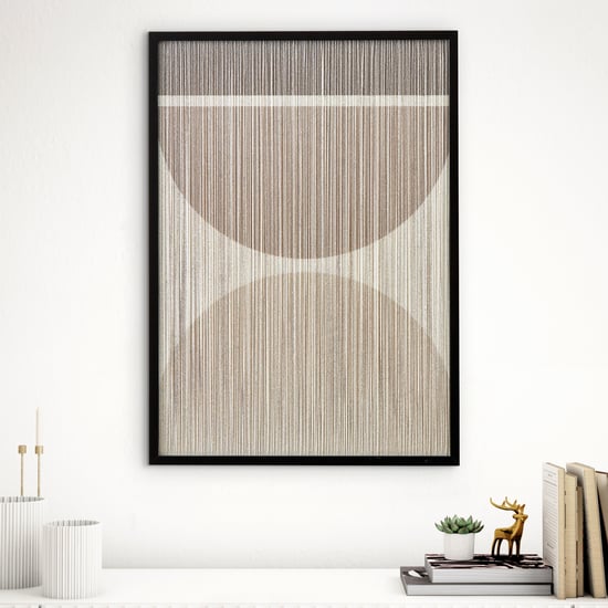 Panorama String Wooden Semi-Circle Picture Frame - 50x70cm