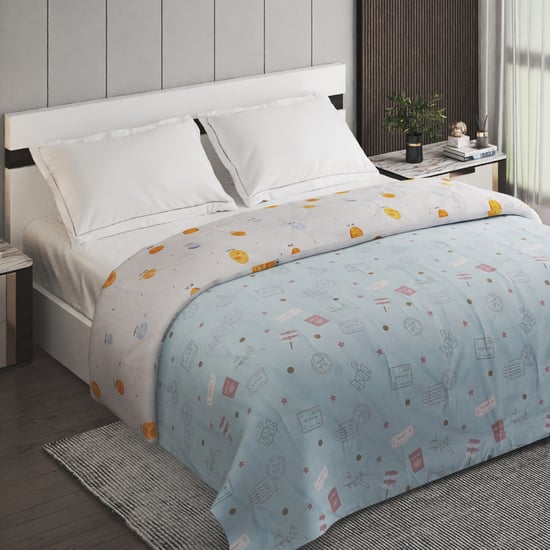 Slate Kids Travel Cotton Printed Double Comforter