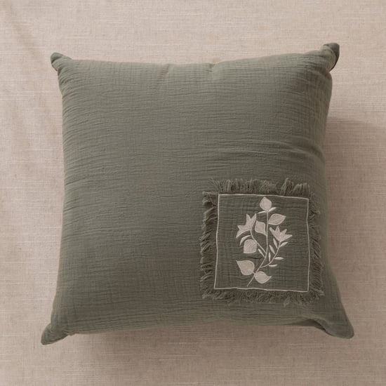 Botanica Forest Appliqued Filled Cushion - 40x40cm
