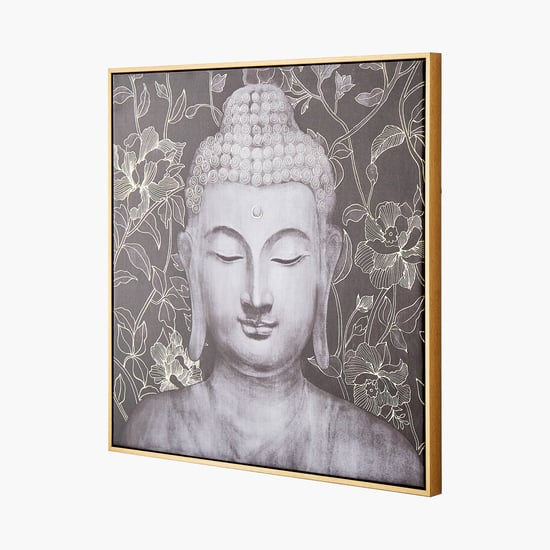 Artistry Regalia Canvas Buddha Foil Picture Frame - 60x60cm