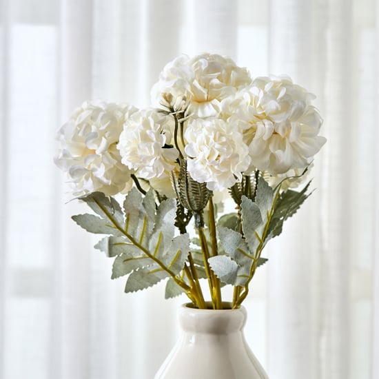 Fiesta Artificial Ball Chrysanthemum Flower Stick - 32cm