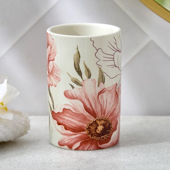 Mekong Janett Ceramic Floral Print Holder