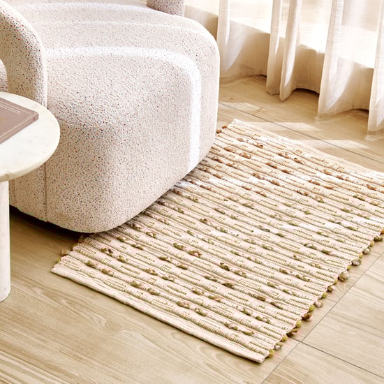 Natura Luna Jute Woven Dhurrie - 90x60cm