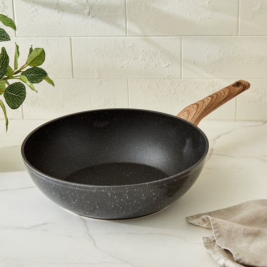 Elbury Hatchel Aluminium Non Stick Wok - 3L