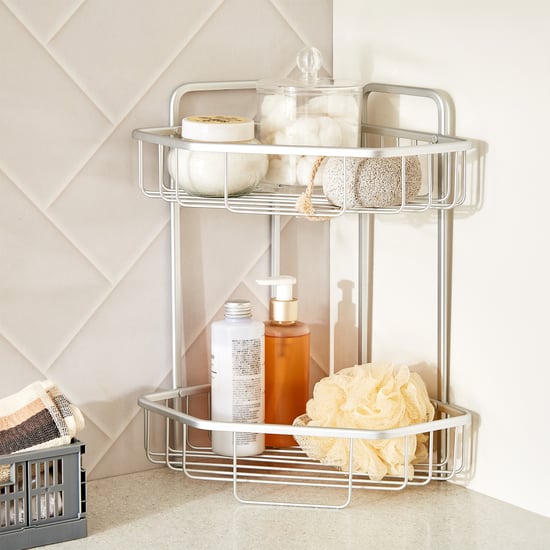 Orion Stem Metal 2-Tier Corner Shower Caddy