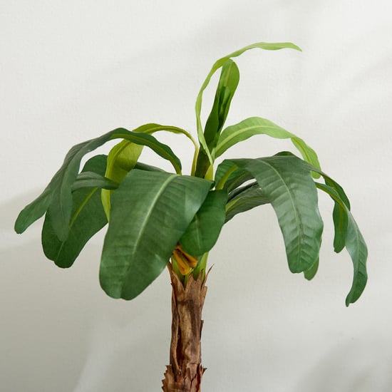Gloria Artificial Banana Bonsai Plant in Ceramic Pot