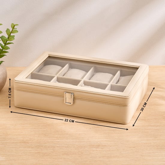 Orion Elegance Wooden 8-Compartment Watch Box