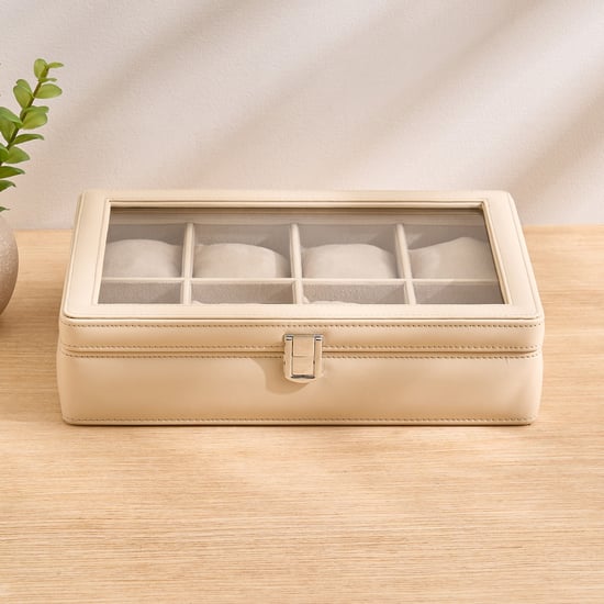 Orion Elegance Wooden 8-Compartment Watch Box