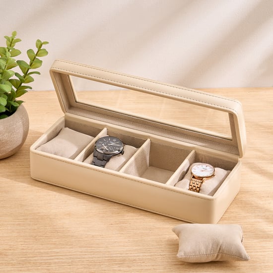 Orion Elegance Wooden 4-Compartment Watch Box