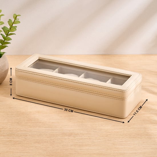 Orion Elegance Wooden 4-Compartment Watch Box