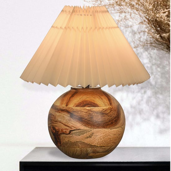 HOMESAKE Wooden Table Lamp