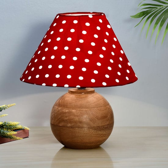 HOMESAKE Wooden Table Lamp