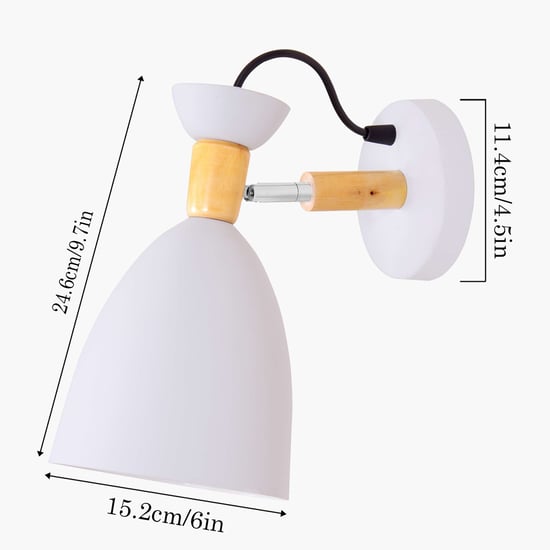 HOMESAKE Metal Adjustable Wall Lamp
