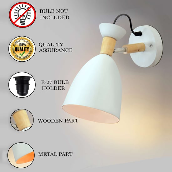 HOMESAKE Metal Adjustable Wall Lamp