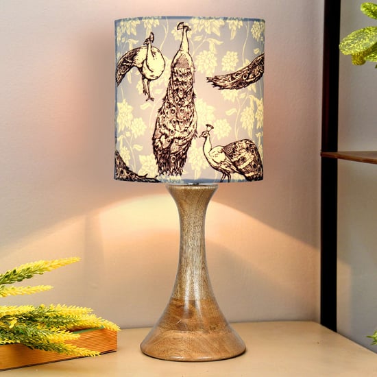 HOMESAKE Wooden Table Lamp
