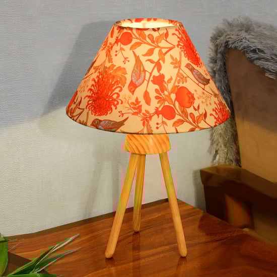 HOMESAKE Wooden Table Lamp