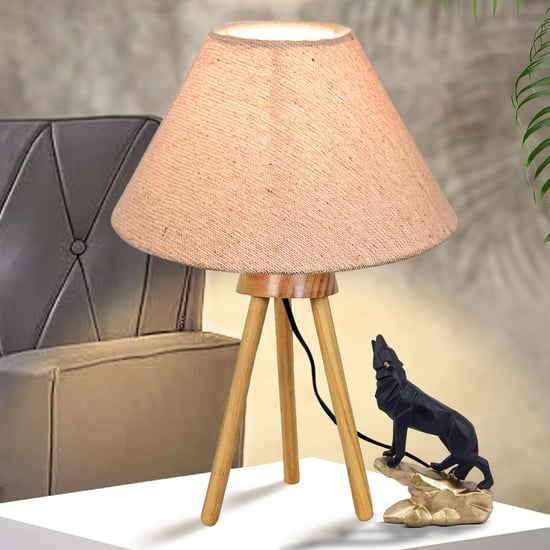 HOMESAKE Wooden Table Lamp