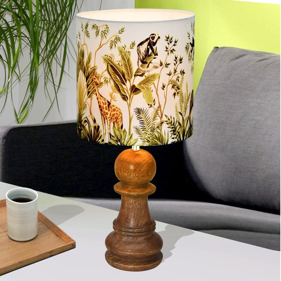 HOMESAKE Wooden Table Lamp