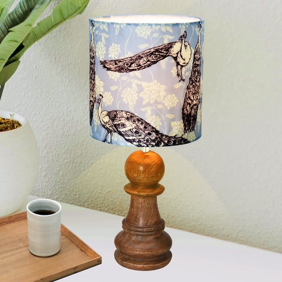 HOMESAKE Wooden Table Lamp