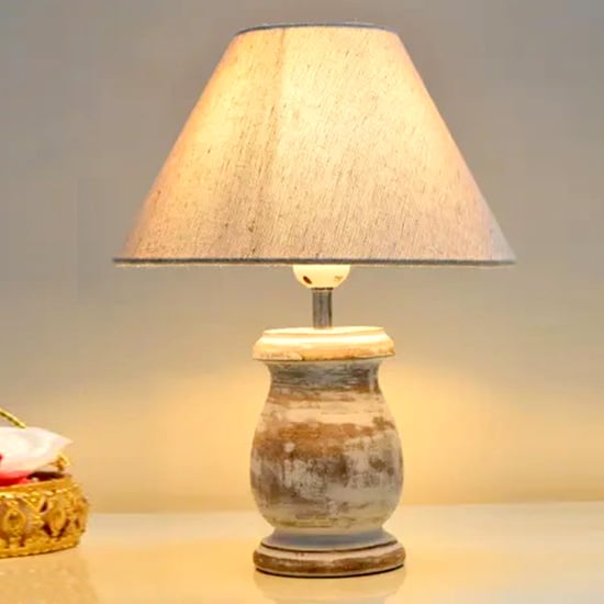 HOMESAKE Wooden Table Lamp