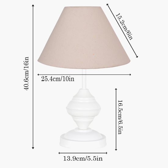 HOMESAKE Metal Table Lamp