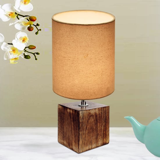 HOMESAKE Wooden Table Lamp