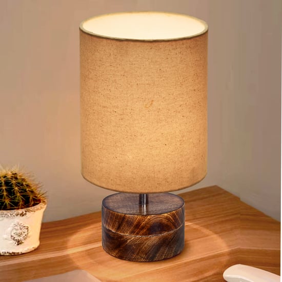 HOMESAKE Wooden Table Lamp