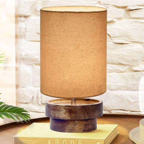 HOMESAKE Wooden Table Lamp