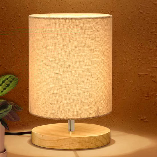 HOMESAKE Wooden Table Lamp