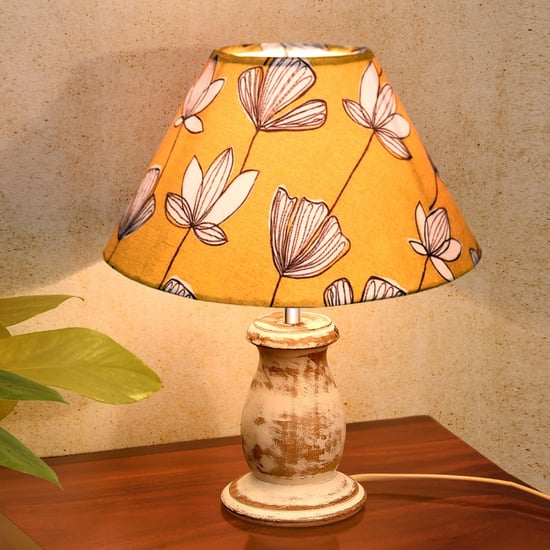 HOMESAKE Wooden Table Lamp