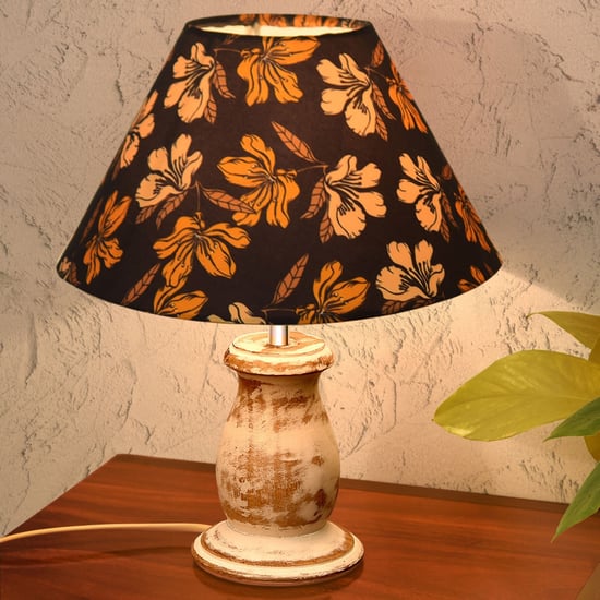 HOMESAKE Wooden Table Lamp