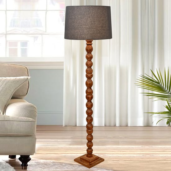HOMESAKE Wooden Floor Lamp