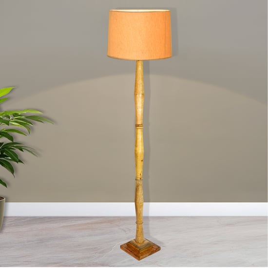 HOMESAKE Wooden Floor Lamp