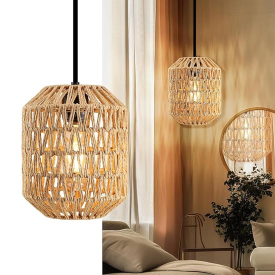 HOMESAKE Rattan Raffia Ceiling Lamp