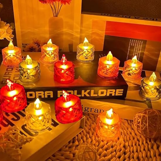 HOMESAKE Set of 12 LED T-Light Candles