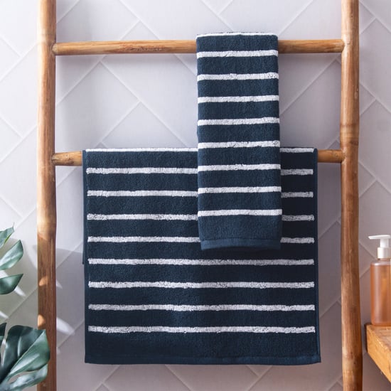 Colour Refresh Essense Set of 2 Cotton Striped Hand Towel - 60x40cm