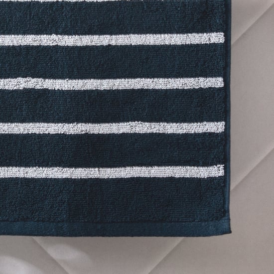 Colour Refresh Essense Set of 2 Cotton Striped Face Towels - 30x30cm