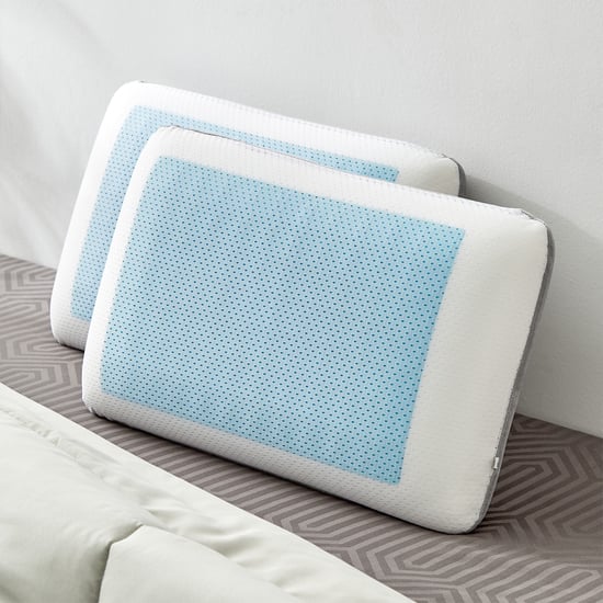 Slumber Gel Infused Memory Foam Set of 2 Pillows - 50x30cm