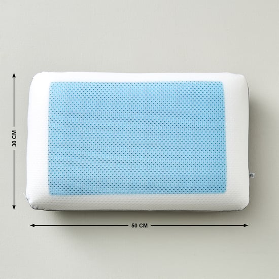 Slumber Gel Infused Memory Foam Set of 2 Pillows - 50x30cm